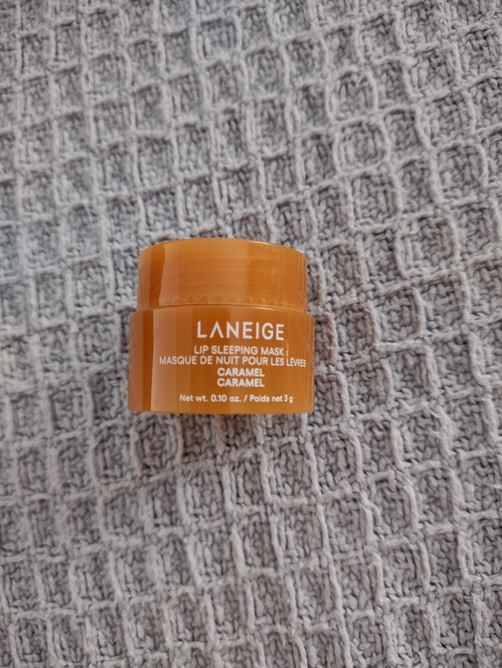 🦚3/$15🦚LANEIGE Caramel Lip Sleeping Mask Mini - Warm Brown Jar